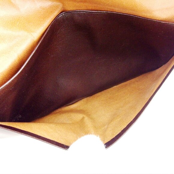 Saint Laurent Long Bird Place Pattern Line With Beige Leather Used - Picture 6 of 8